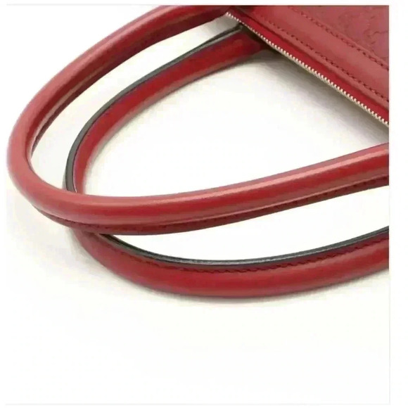 GUCCI Gucci Micro Guccisima Tote Bag Crossbody Shoulder Leather Red - Picture 7 of 10